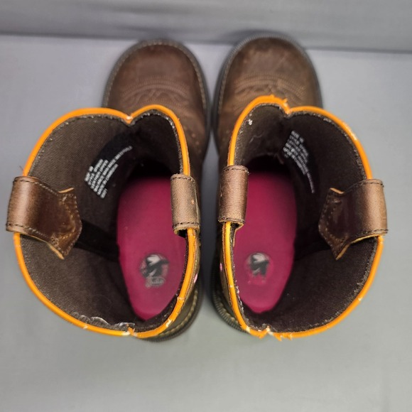 Justin Gypsy Gemma Boots Women's Size 9B Brown Shetland Buffalo Leather GY9526 - Picture 14 of 16